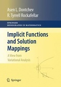 Cover: Implicit Functions and Solution Mappings - Springer