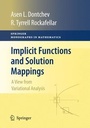 Cover: Implicit Functions and Solution Mappings - Springer