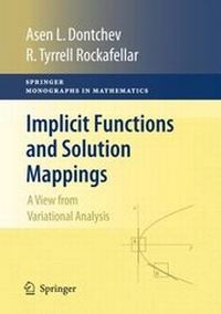 Abbildung von: Implicit Functions and Solution Mappings - Springer