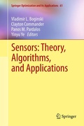 Cover: Sensors: Theory, Algorithms, and Applications - Springer