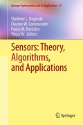 Cover: Sensors: Theory, Algorithms, and Applications - Springer