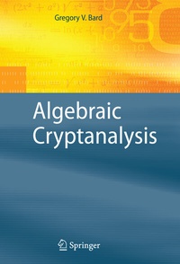 Abbildung von: Algebraic Cryptanalysis - Springer