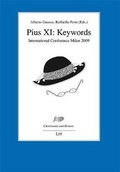 Cover: Pius XI: Keywords - LIT