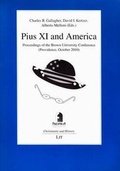 Cover: Pius XI and America - Lit Verlag