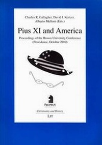 Abbildung von: Pius XI and America - Lit Verlag