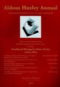 Cover: Aldous Huxley Annual: 10/11 - Lit Verlag