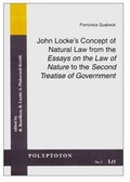 Cover: John Locke's Concept of Natural Law from the Essays on the Law of Nature to the Second Treatise of Government - Lit Verlag