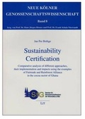 Cover: Sustainability Certification - Lit Verlag