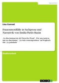 Cover: Frauenmordfaelle in Sachprosa und Narrativik von Emilia Pardo Bazan - Grin Verlag