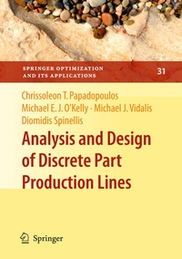 Enlarge image Cover: Analysis and Design of Discrete Part Production Lines - Springer