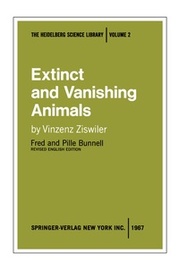 Enlarge image Cover: Extinct and Vanishing Animals - Springer