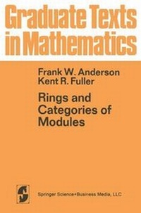Enlarge image Cover: Rings and Categories of Modules - Springer