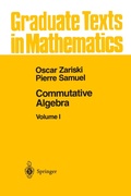 Cover: Commutative Algebra I - Springer