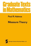 Cover: Measure Theory - Springer
