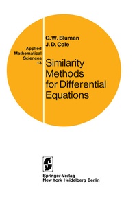 Abbildung von: Similarity Methods for Differential Equations - Springer