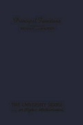 Cover: Principal Functions - Springer
