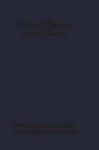 Enlarge image Cover: Principal Functions - Springer