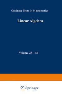 Abbildung von: Linear Algebra - Springer
