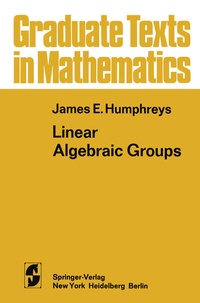 Abbildung von: Linear Algebraic Groups - Springer