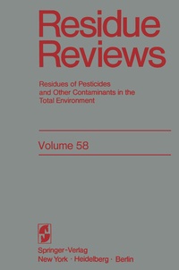 Abbildung von: Residue Reviews - Springer
