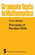 Cover: Principles of Random Walk - Springer