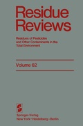 Cover: Residue Reviews - Springer