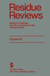 Abbildung von: Residue Reviews - Springer
