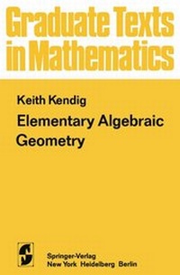 Abbildung von: Elementary Algebraic Geometry - Springer
