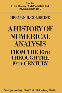 Abbildung von: A History of Numerical Analysis from the 16th through the 19th Century - Springer