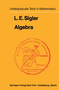 Abbildung von: Algebra - Springer