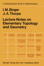 Cover: Lecture Notes on Elementary Topology and Geometry - Springer