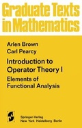 Cover: Introduction to Operator Theory I - Springer