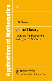 Enlarge image Cover: Game Theory - Springer