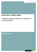 Cover: Artificial Languages - GRIN Verlag