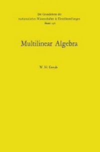 Enlarge image Cover: Multilinear Algebra. - Springer