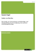 Cover: Links vor Rechts - Grin Verlag