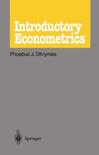Enlarge image Cover: Introductory Econometrics - Springer