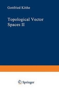 Abbildung von: Topological Vector Spaces II - Springer