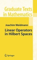 Cover: Linear Operators in Hilbert Spaces - Springer