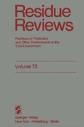Cover: Residue Reviews - Springer