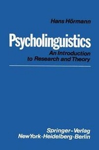 Enlarge image Cover: Psycholinguistics - Springer