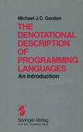 Cover: The Denotational Description of Programming Languages - Springer