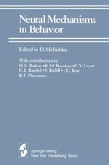 Cover: Neural Mechanisms in Behavior - Springer