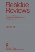 Cover: Residue Reviews - Springer