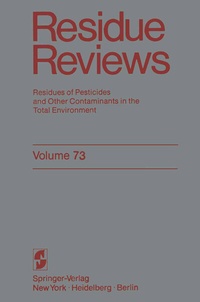 Abbildung von: Residue Reviews - Springer