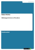 Cover: Bildungsreform in Preu&szlig;en - GRIN Verlag
