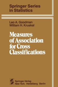 Enlarge image Cover: Measures of Association for Cross Classifications - Springer