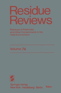 Abbildung von: Residue Reviews - Springer