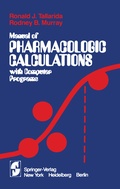 Cover: Manual of Pharmacologic Calculations - Springer