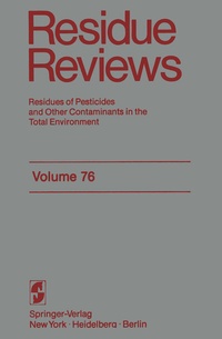 Abbildung von: Residue Reviews - Springer